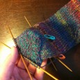 As of this writing, I’ve successfully turned the heel of my first knitted sock and am bracing myself for the...