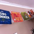 How to make simple bunting with cardboard from old six packs. 