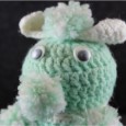 My great-grandma made this cute amigurumi poodle before amigurumi was a thing!
