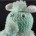 My great-grandma made this cute amigurumi poodle before amigurumi was a thing!