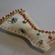 Fifth Ornament of Christmas This fancy boot is the weirdest Christmas ornament I've come across in the family archives so far.
