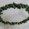 How-to: Dining Room Wreath Make an easy giant wreath using a hula hoop.
