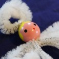 Tenth Ornament of Christmas An adorable angel ornament made with one bead and one pipe cleaner.