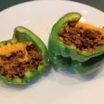 Check out my easy stuffed pepper recipe, which makes a tasty dinner. I've also included directions for making these with beef and cheese.