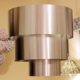 Make your own Urban Outfitters-inspired tiered metallic lamp.