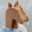 Make an adorable little horse finger puppet or pencil topper!