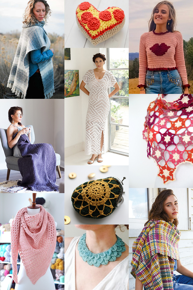 Ten new patterns to crochet, February 2018.