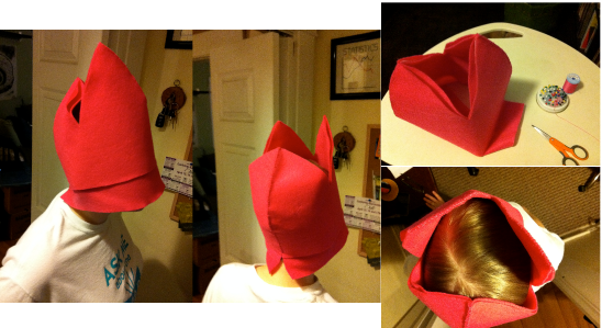 How-to: Louise Hat from Bob's Burgers at handsoccupied.com