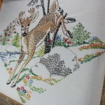 My Family’s Crafts: Giant Deer Embroidery