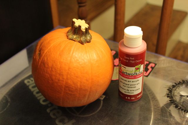 How-to: Gory Painted Pumpkin
