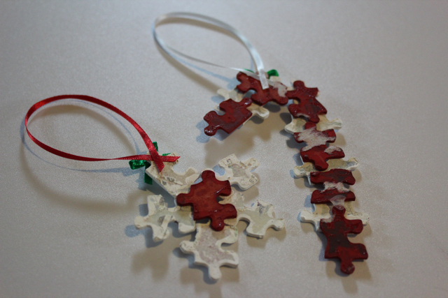 Spare Puzzle Piece Ornaments