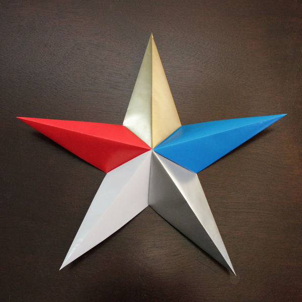 How-to: Patriotic Origami Star | HandsOccupied.com