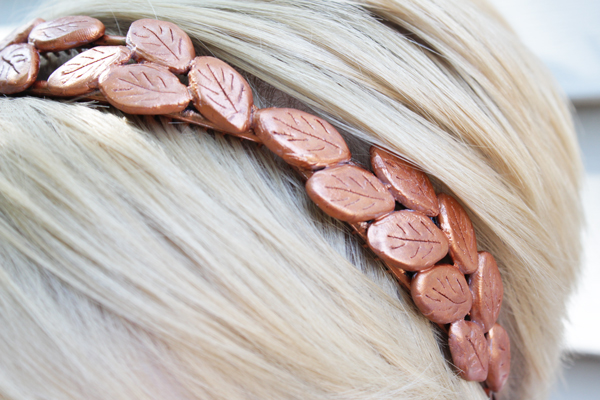 How-to: Bronze Laurel Headband | HandsOccupied.com