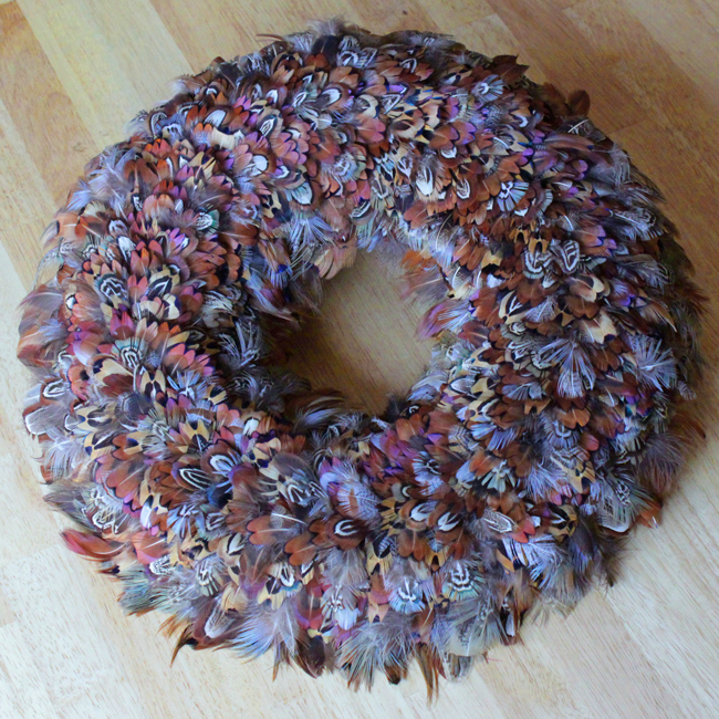 How-to: Pheasant Feather Wreath