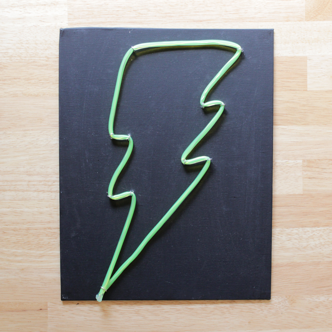 How-to: Faux Neon Sign at HandsOccupied.com