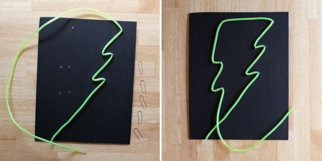 How-to: Faux Neon Sign at HandsOccupied.com