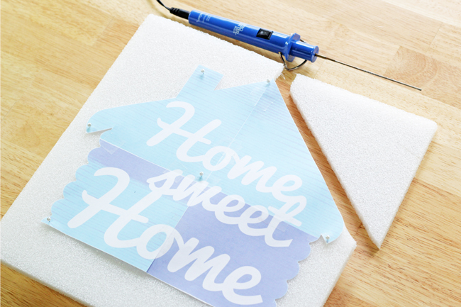 How-to: Home Sweet Home Cabin Sign at Hands Occupied