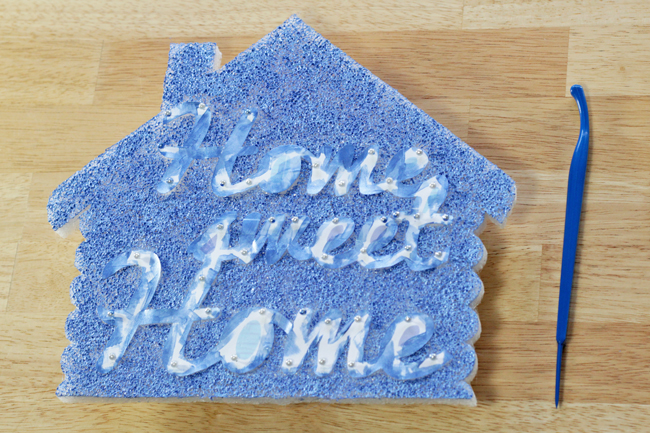 How-to: Home Sweet Home Cabin Sign at Hands Occupied