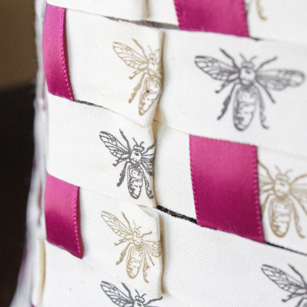 How-to: Woven Ribbon Lampshade at HandsOccupied.com