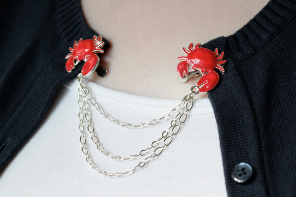 How-to: Crab Grabby Sweater Chain at HandsOccupied.com