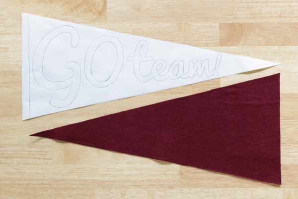 How-to: Vintage Style Pennant | Hands Occupied