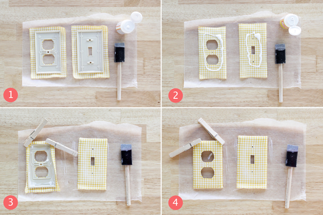 How-to: Upholster Light Plate Covers | Hands Occupied