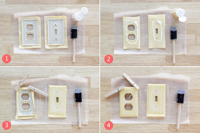 How-to: Upholster Light Plate Covers | Hands Occupied