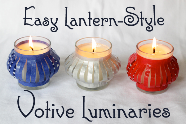 How-to: Lantern-style Votive Luminaries | Hands Occupied