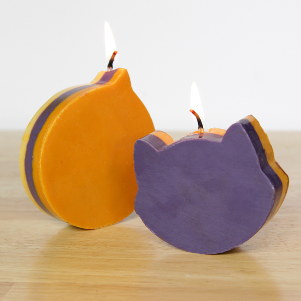 How-to: Layered Cookie Cutter Candles at Hands Occupied