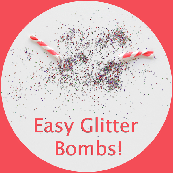 Easy DIY Glitter Bombs