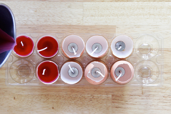 DIY Eggshell Tea Light Candles