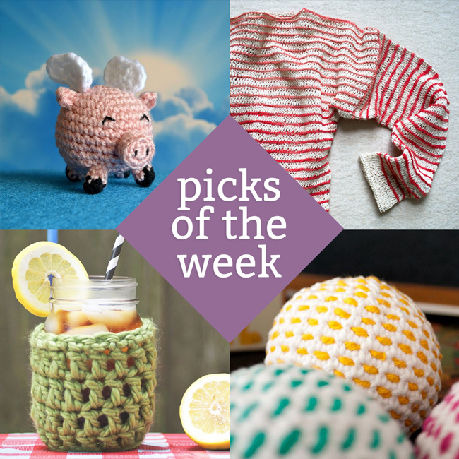 Knitting & Crochet Picks of the Week at handsoccupied.com