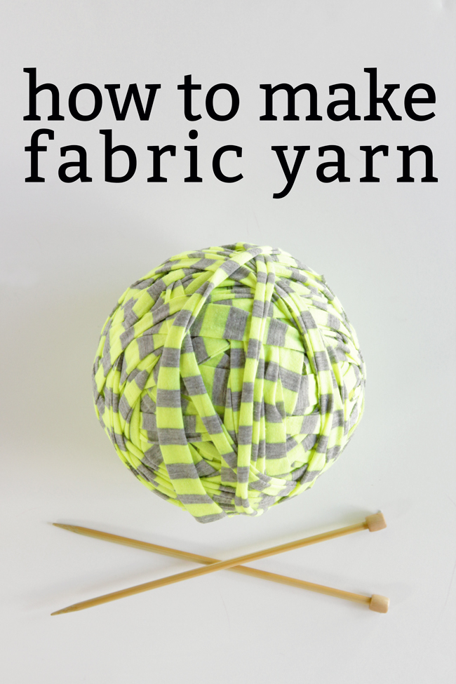 How to Make Fabric Yarn at handsoccupied.com