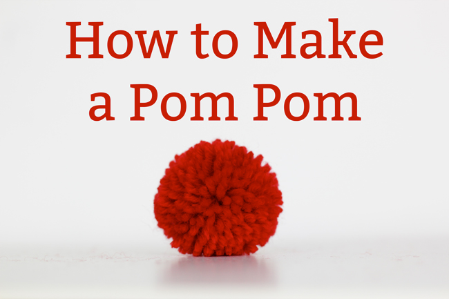 How to Make a Pom Pom at handsoccupied.com