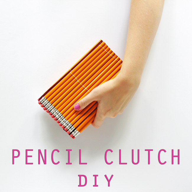 DIY Pencil Clutch - Get the tutorial at handsoccupied.com