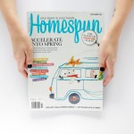 DIY Knitting Nancy in Homespun Magazine