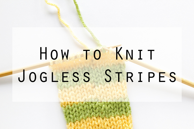 How to knit perfect stripes at handsoccupied.com