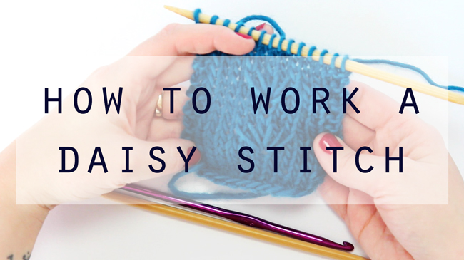 How to Work a Daisy Stitch at HandsOccupied.com