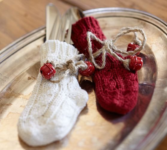 Mini Christmas Stockings from Pottery Barn via Hands Occupied