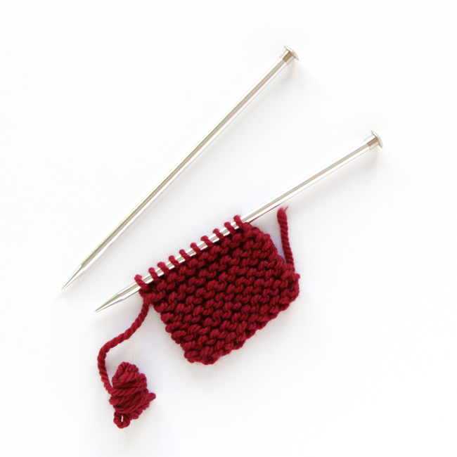 How to do a knit stitch - knitting 101 tutorial with video