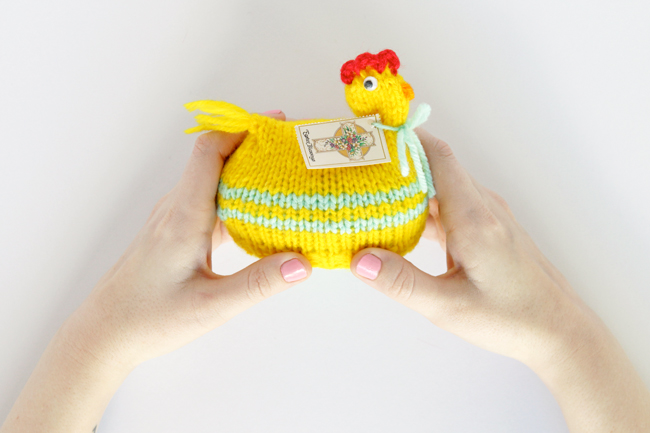 The Chicken & The Egg - A look at a vintage Easter knitting project.