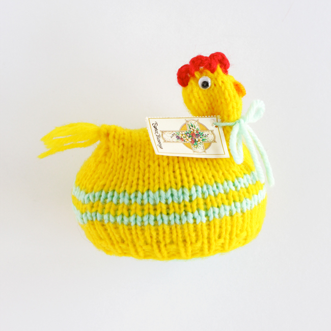 The Chicken & The Egg - A look at a vintage Easter knitting project.
