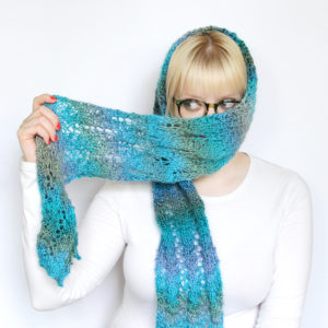 Spring Meadow Scarf Knit Along - Hands Occupied for All Free Knitting
