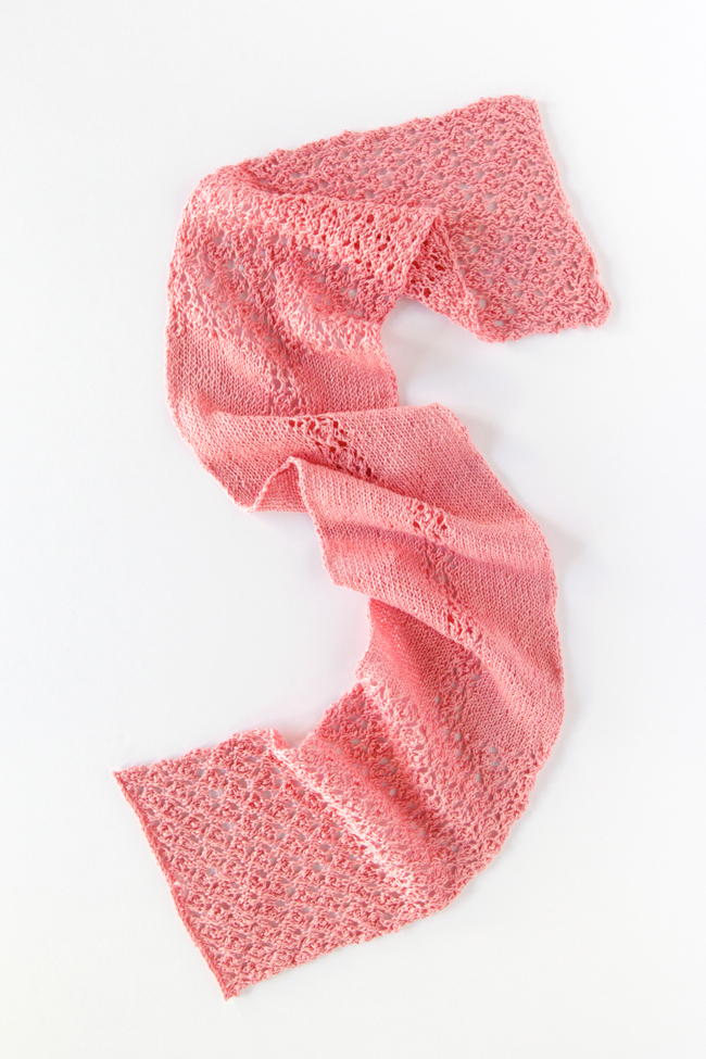 Get your hands on the English Lace Scarf pattern in the June issue of I Like Knitting magazine!