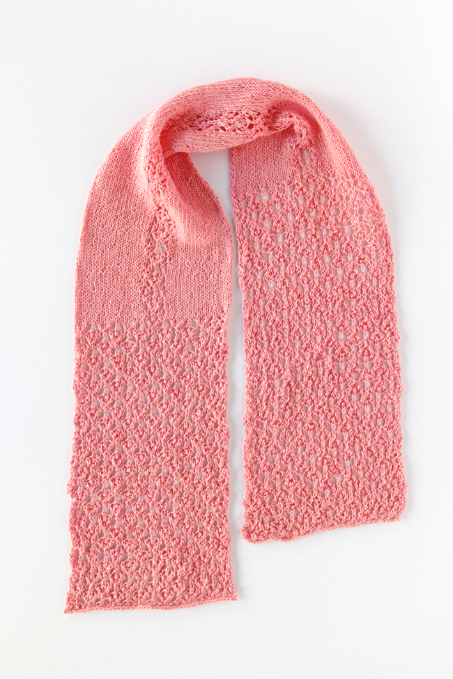 Get your hands on the English Lace Scarf pattern in the June issue of I Like Knitting magazine!