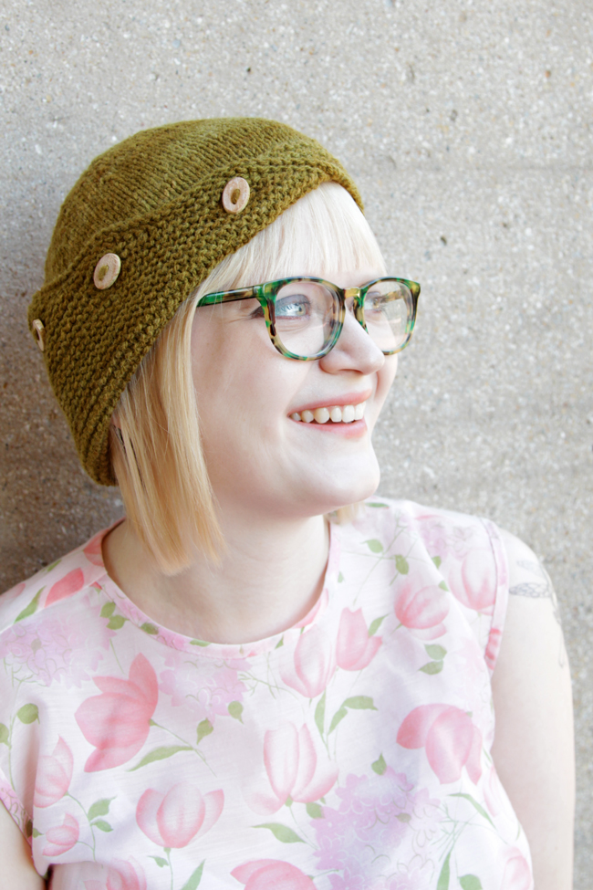Check out the Delta Hat, an asymmetrical cloche that's a blast to knit!