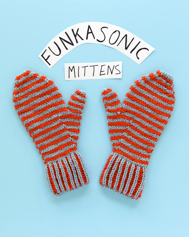 Knit the Funkasonic Mittens & Funkasonic Mukluks to keep toasty this winter!