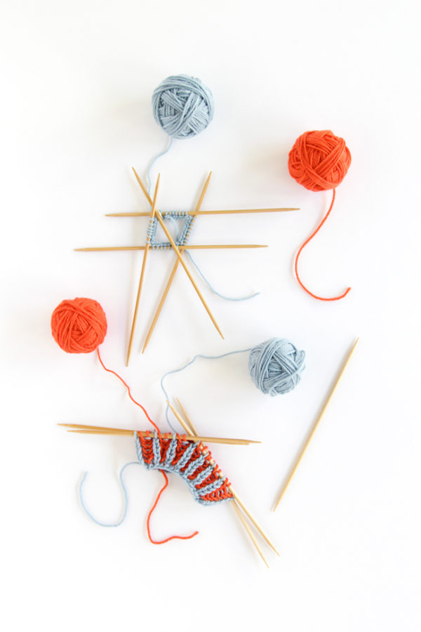 How to Knit Two Color Brioche Rib in the Round / Funkasonic KAL