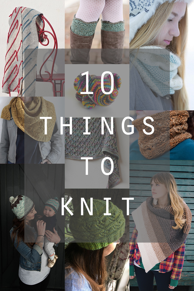 10 inspiring accessory patterns to knit this winter!