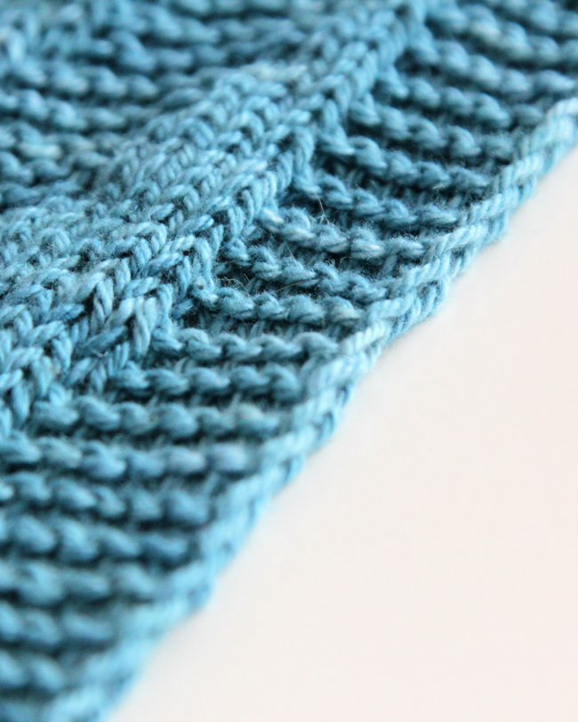 How to knit a chain edge